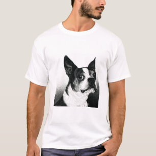 Camiseta Luz de Boston Terrier - "Estilo de Boston