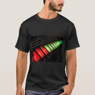 Camiseta Luz de Controle do Sintetizador Seis