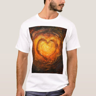 Camiseta Luz de dentro — Design de magia cardíaca