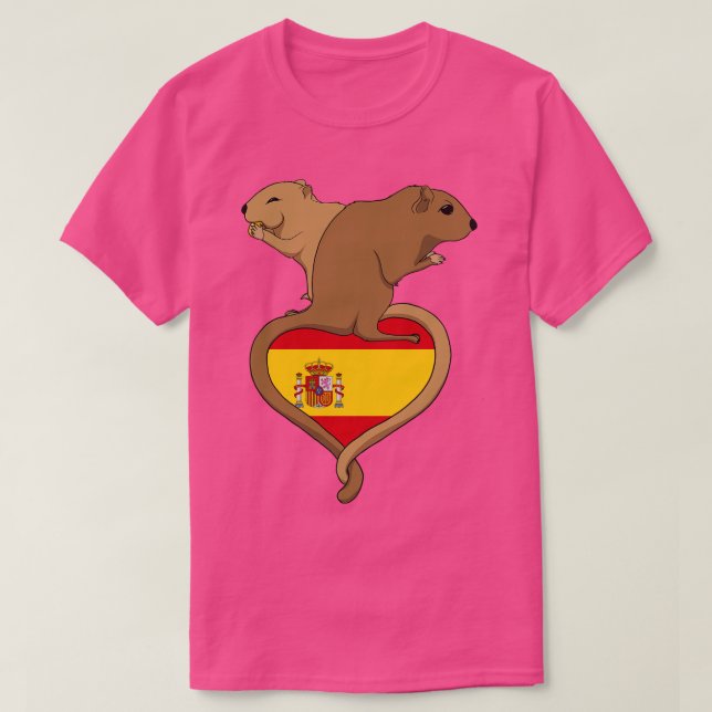 Camiseta Luz de Espanha de Gerbil (Frente do Design)