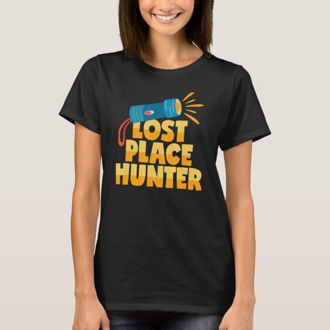 Camiseta Luz de lanterna do Hunter Urban Explorer perdida (Frente)