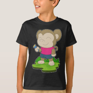 Camiseta Luz de lanterna macaca