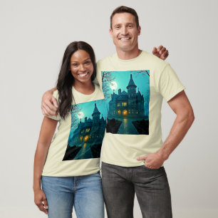 Camiseta Luz de Lua da Mansão Vitoriana Eerie