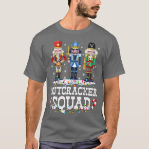 Camiseta Luz de Natal de Dança de Balé de Esquadrão Noturnê