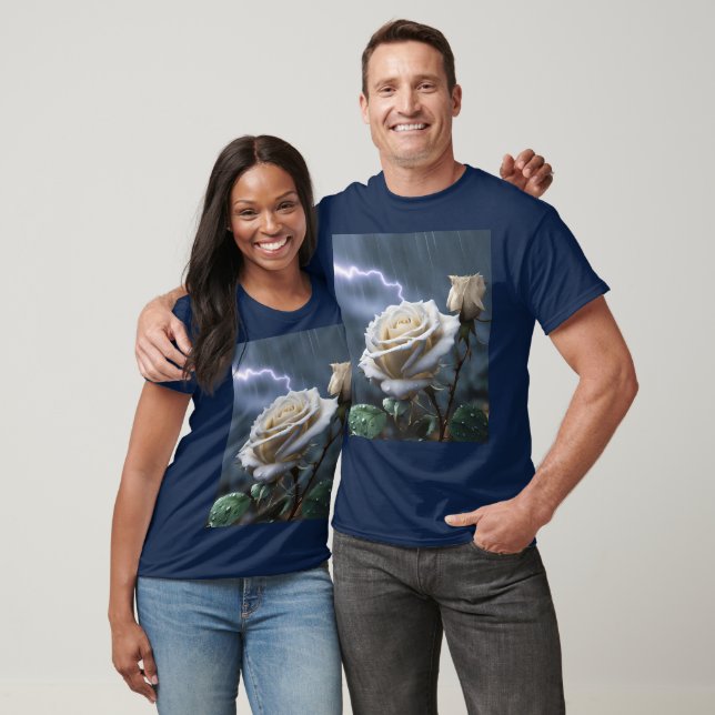 Camiseta Luz de Rosa da Chuva Fantástica (Unissex)