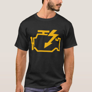 Camiseta Luz de Verificação do Motor Piada Mecânico Macanic