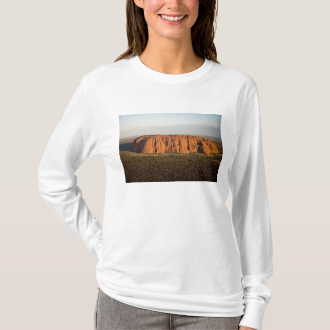 Camiseta Luz do final da tarde em Uluru / Ayers Rock, (Frente)