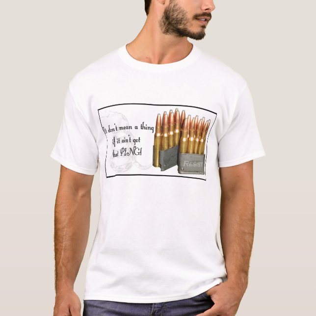 Camiseta Luz do sibilo da munição de M1 Garand (Frente)