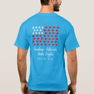 Camiseta Luz do sol, água salgada, greve Eagles - T unisex