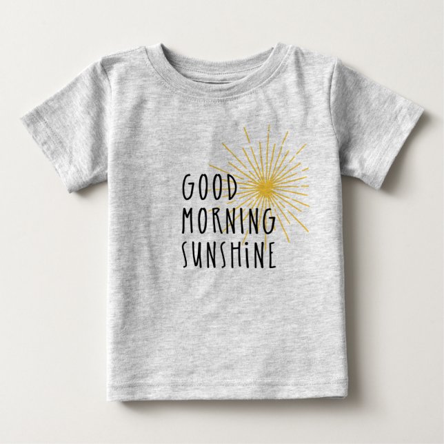Camiseta Luz do sol do bom dia (Frente)
