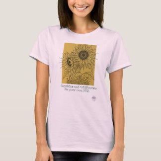 Camiseta Luz do Sol e Flores Silvestres - Seja Seu Próprio