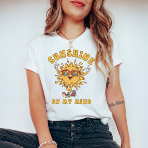 Camiseta Luz do Sol na Minha Mente Um Sol Engraçado