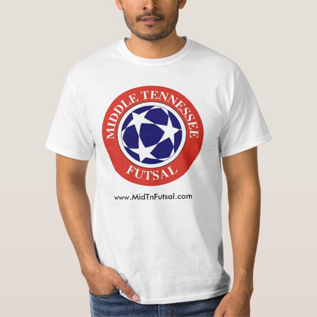 Camiseta Luz Futsal Médio Do Tennessee (Frente)
