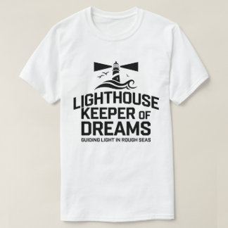 Camiseta Luz orientadora na Trabalho de arte do mar duro