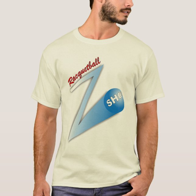 Camiseta Luz quente Racquetball 'Z' (Frente)