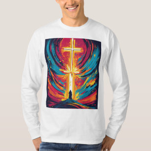 Camiseta "Luz Sagrada" "Presença Eterna"