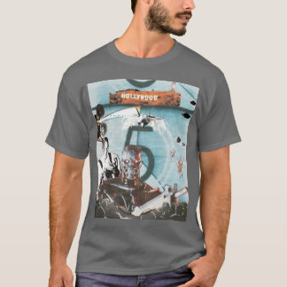 Camiseta luzes câmera amigos hollywood