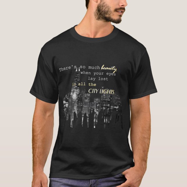 Camiseta luzes da cidade 2 (Frente)