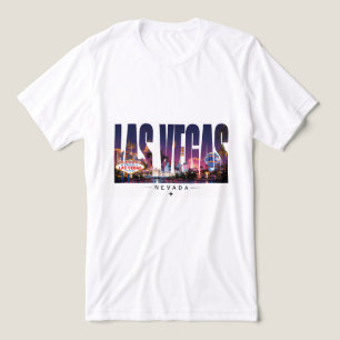 Camiseta 🎰 Luzes da Faixa de Las Vegas 🎰