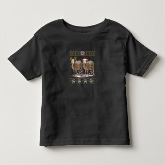 Camiseta Luzes de árvore de Natal de ovelha | Presente para
