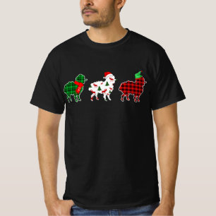 Camiseta Luzes de árvore de ovelha engraçadas Presente