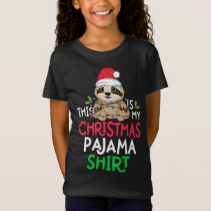 Camiseta Luzes De Árvore Largas Engraçadas Esta É A Minha P