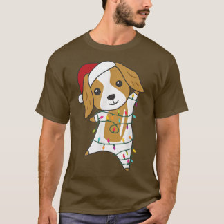 Camiseta Luzes de fadas de animais de beleza natalícia coba