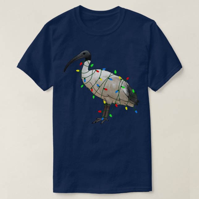 Camiseta Luzes de frango caixa (Frente do Design)