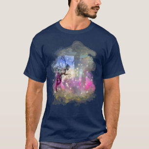 Camiseta Luzes De Leite Clanternas De Florestas De Aquaesto