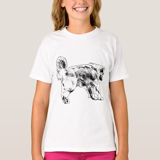 Camiseta Luzes de luz e inclinação (Frente)