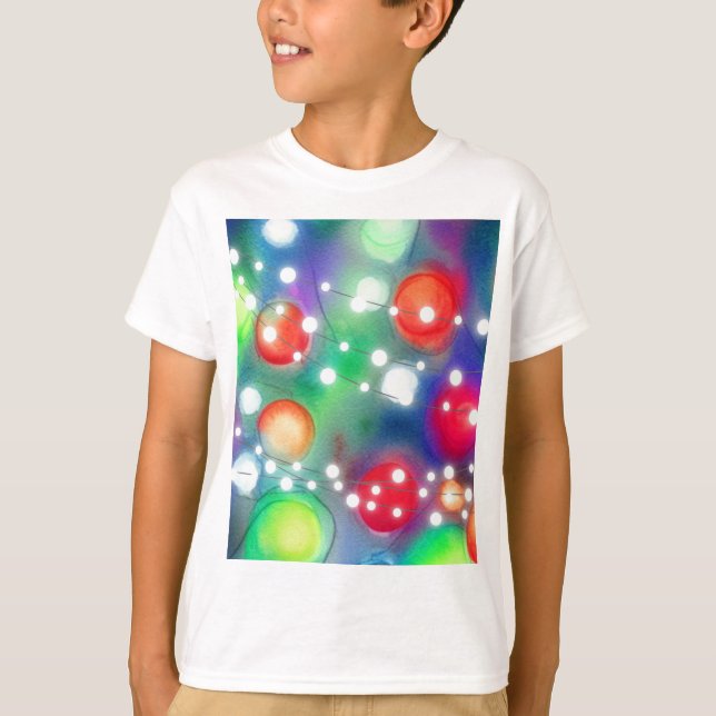 Camiseta Luzes de Natal (Frente)