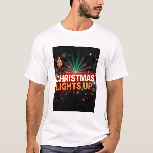 CAMISETA **LUZES DE NATAL** (Frente)