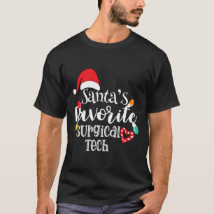 Camiseta Luzes de Natal da Técnica Cirúrgica Favorita do Pa