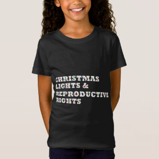 Camiseta Luzes De Natal E Direitos Reprodutivos Feministas
