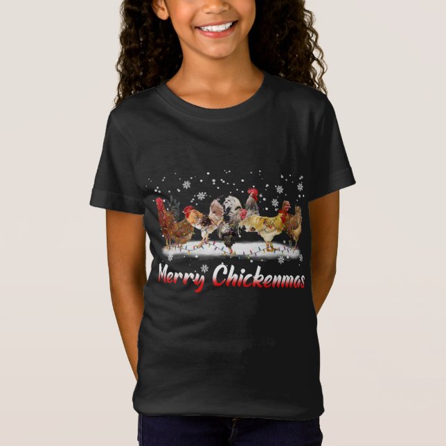 Camiseta Luzes de Natal Engraçadas - Feliz Natal C (Frente)