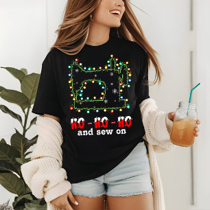 Camiseta Luzes De Natal Transformando Sabor Engraçado No Ho