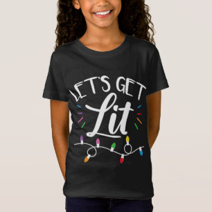 Camiseta Luzes de Natal Vamos Humor Leve