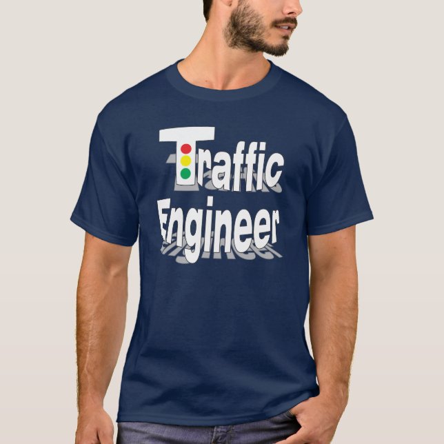 Camiseta Luzes do Engenheiro de tráfego (Frente)