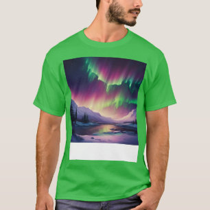 Camiseta Luzes do norte TShirt 8