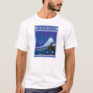 Camiseta Luzes do norte Viagens vintage