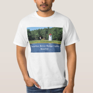 Camiseta Luzes do Rio Kennebec, Camisa-T Maine