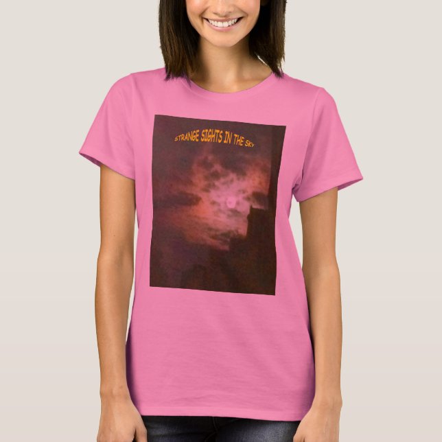 Camiseta Luzes estranhas no céu (Frente)