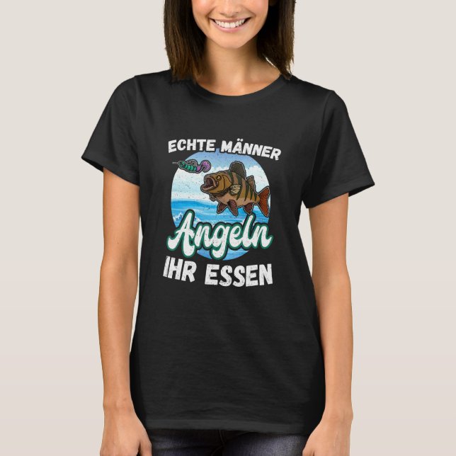 Camiseta Luzio Perca Luzio Pesca Humor 3 (Frente)