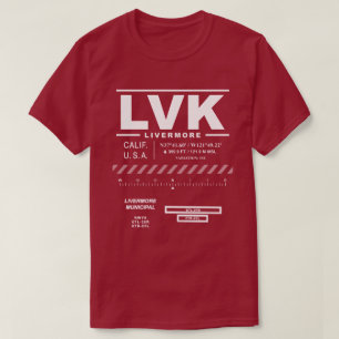 Camiseta LVK T do aeroporto municipal de Livermore