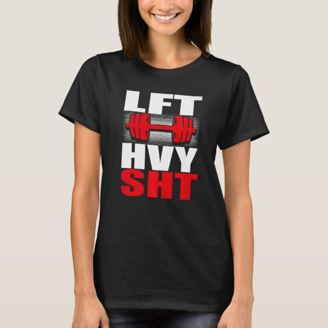 Camiseta LVT HVY SHT malhação do ginásio (Frente)