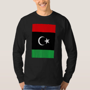 Camiseta Lybian Retro Vintage - Bandeira Nacional Líbia