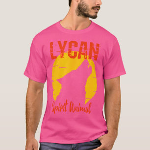 Camiseta Lycan Spirit Animal Werewolf Wolf lança horror