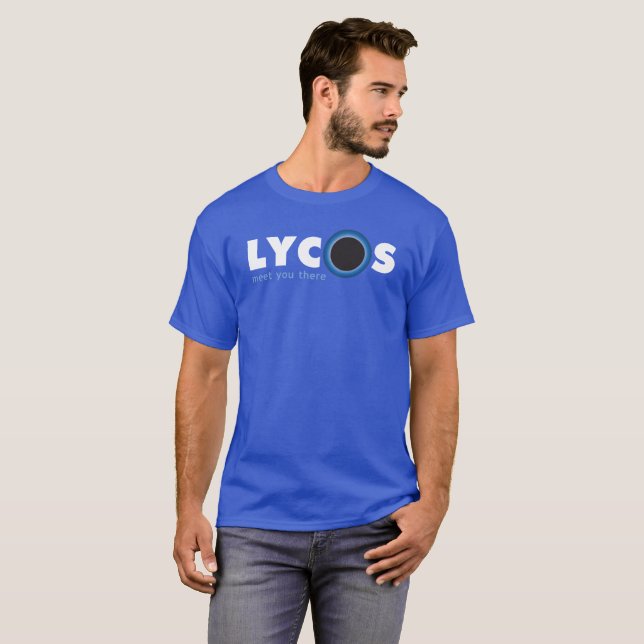 Camiseta Lycos - encontre-o lá (Frente Completa)