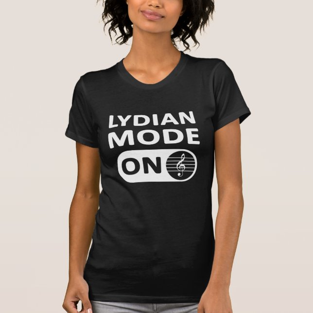Camiseta Lydian Music Mode On - Feminino (Frente)