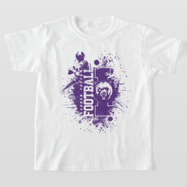 Camiseta LYFL 05 | Kids Purple Grunge Lassen Logo